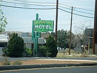 USA - Albuquerque NM - Westward Ho Motel Neon(24 Apr 2009)